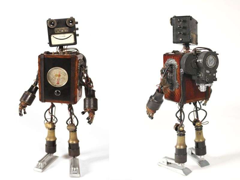 how to make a robot at home with waste materials